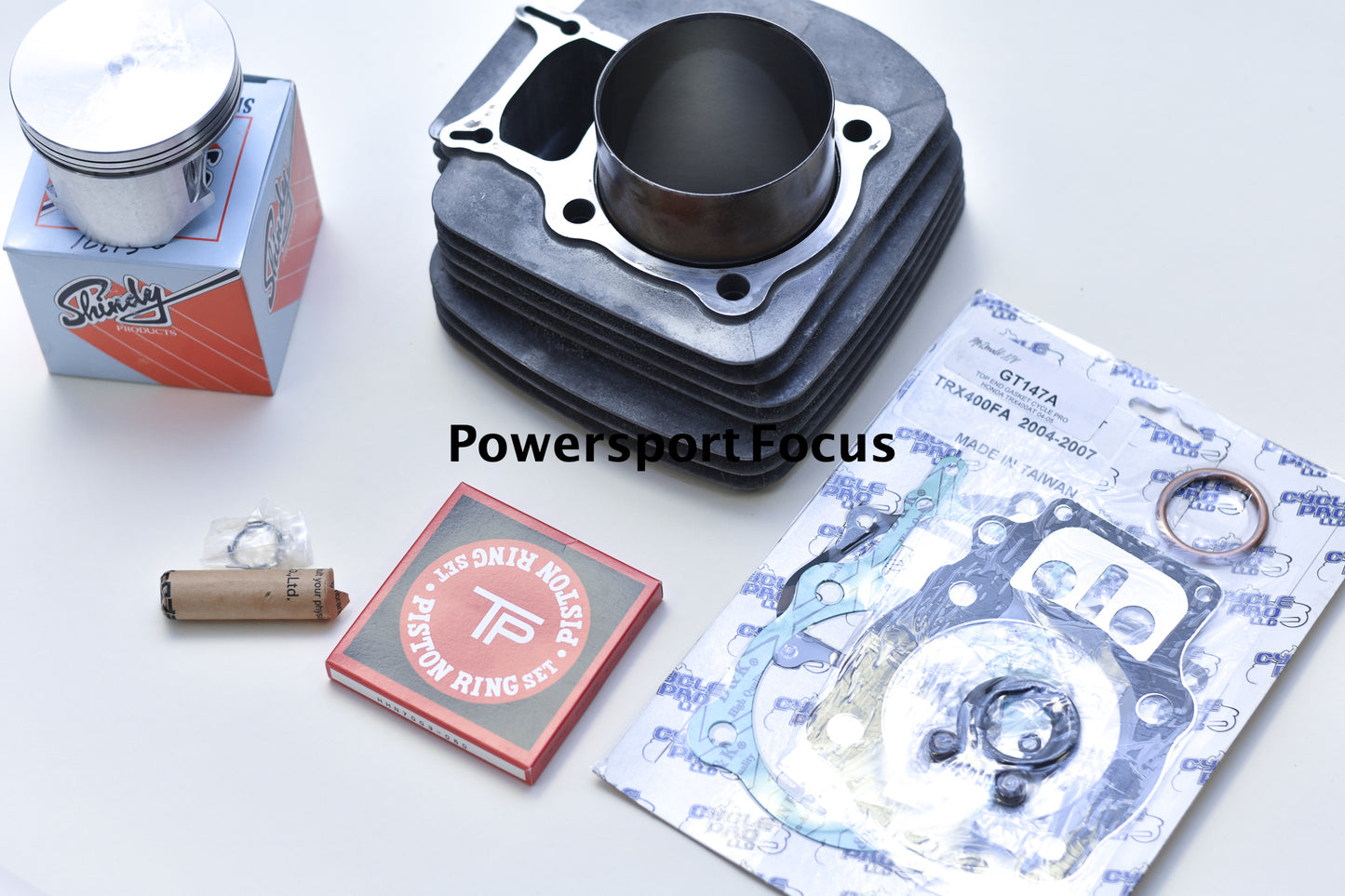 2004-2007 Honda Rancher TRX 400 400AT OEM Cylinder Jug w/ New Piston Top End Kit