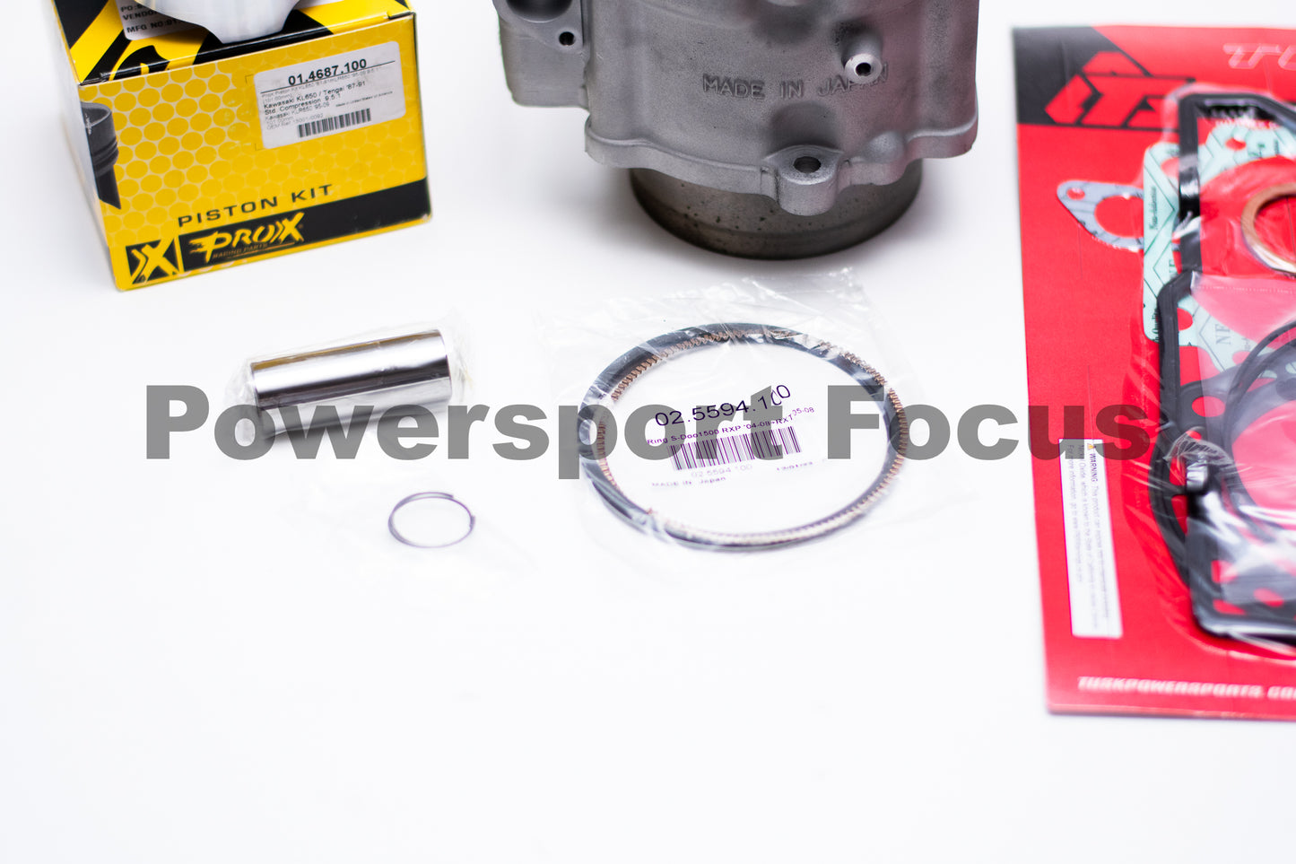 1997-07 Kawasaki KLR650 KLR 650 OEM Cylinder Jug w/ New Piston & Top End Kit