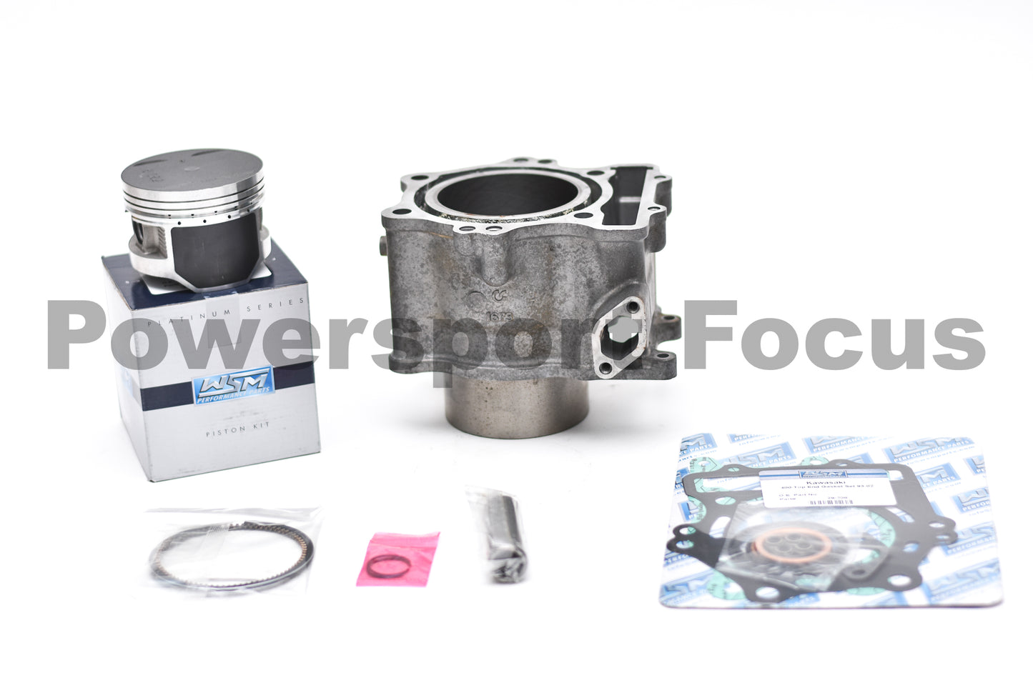 1999-02 Kawasaki Prairie 400 OEM Cylinder Jug w/ New Piston Top End Rebuild Kit